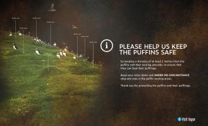Please help us keep the puffins safe