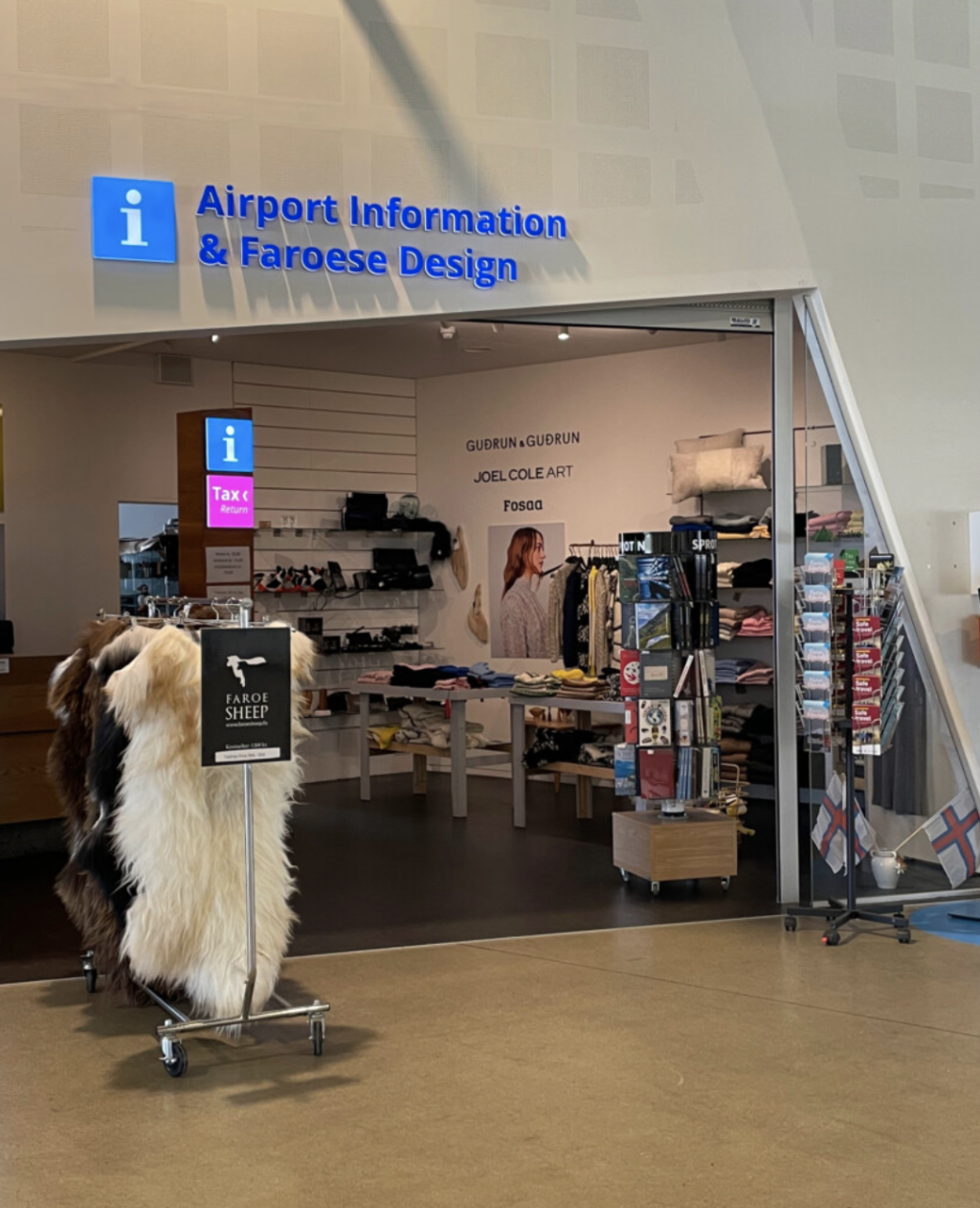 Airport information desk